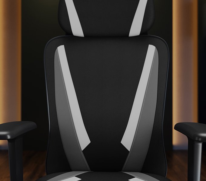 Camo Gaming Chair Black Mint High Back Rest