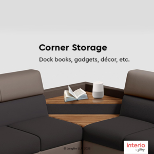 Godrej Interio Vertex 5 Seater L Shaped Sofa LH (Synthetic Leather, Pebble) - Image 7