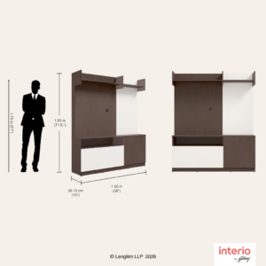 Godrej Interio Sienna Engineered Wood TV Unit (Cinnamon) - Image 7