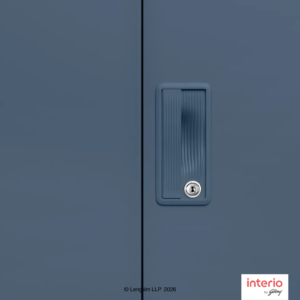 Godrej Interio Slimline 3 Door Almirah (Locker, Blue Fusion) - Image 3