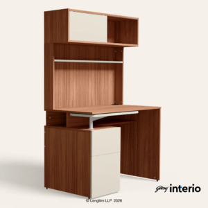 Godrej Interio Bay Workdesk Study Table (Engineered Wood) - Image 3
