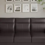 Godrej Interio Greta 3 Seater Synthetic Leather Sofa (Coffee Brown) Comfort Where it is needed