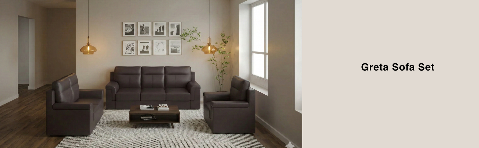 Godrej Interio Greta Sofa Set