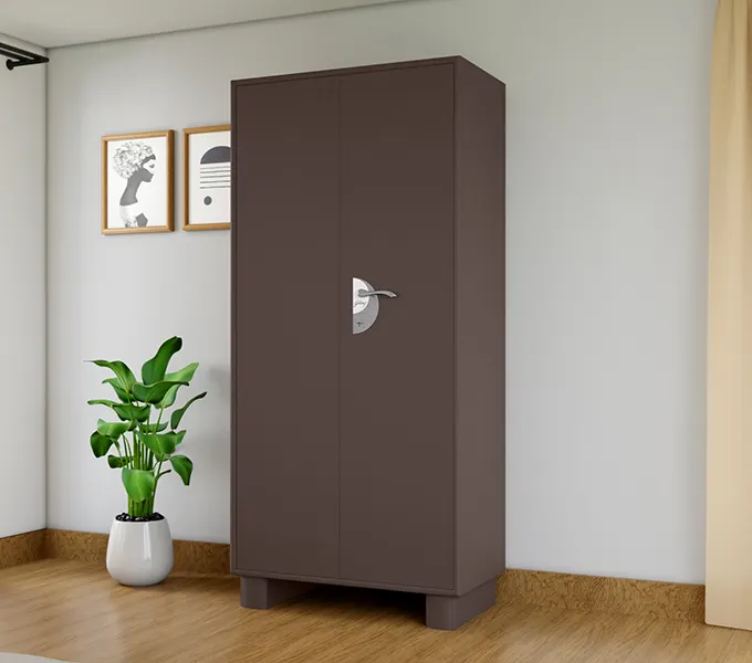 Godrej Interio Storwel® M2 2 Door Steel Almirah (Coffee Brown) Anti Corrosive Powder Coating