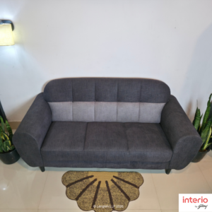 Godrej Interio Bobbin V2 3 Seater Fabric Sofa (Charcoal) - Image 15