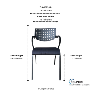 Dolphin DF 147 Mesh Visitor Chair - Image 5