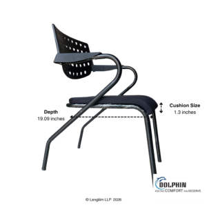 Dolphin DF 147 Mesh Visitor Chair - Image 6