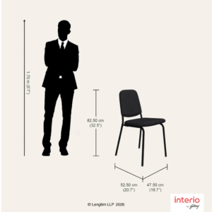 Godrej Interio Kalyx Fabric Dining Chair - Image 6