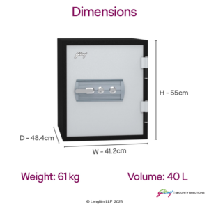 Godrej SAFIRE 40 Liters Keylock Home Locker - Image 7
