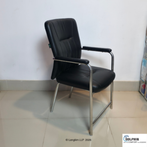 Dolphin DF 125 Leatherette Visitor Chair - Image 2