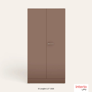 Godrej Interio Auraline Men Basic 2 Door Almirah (Chocolate Mousse) - Image 2