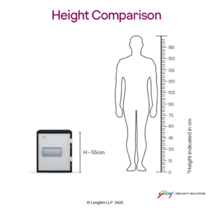 Godrej SAFIRE 40 Liters Keylock Home Locker - Image 8