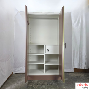 Godrej Interio Auraline Ele 2 Door Steel Almirah (Matte Chocolate Mousse) - Image 3