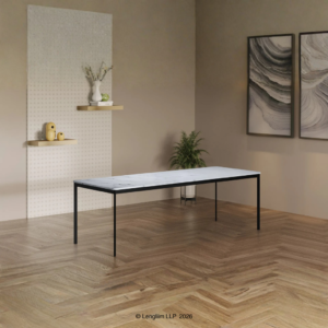 Godrej Interio Franky 8 Seater Dining Table (White)