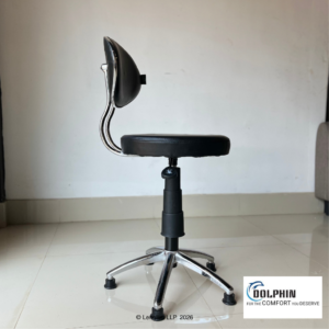 Dolphin DF 163 Revolving Stool with Back Panel - Image 6
