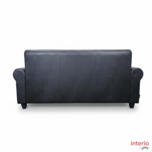 Godrej Interio Supreme 3 Seater Sofa Synthetic Leather (Black) - Image 2