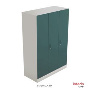 Godrej Interio Slimline 3 Door Almirah (Locker & Drawer, Sea Pine) - Image 5