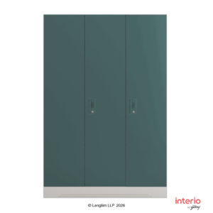 Godrej Interio Slimline 3 Door Almirah (Locker & Drawer, Sea Pine) - Image 2
