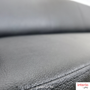 Godrej Interio Supreme 3 Seater Sofa Synthetic Leather (Black) - Image 5
