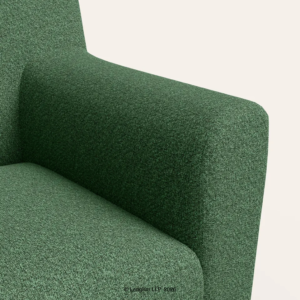 Godrej Interio Bevelark 3 Seater Fabric Sofa (Green) - Image 3