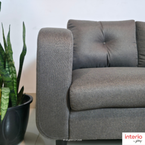 Godrej Interio Zompy Advance 2 Seater Fabric Sofa (Dark Brown) - Image 5