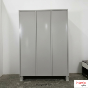 Godrej Interio Slimline 3 Door Steel Almirah (Drawer, Portabella) - Image 3