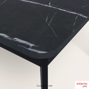 Godrej Interio Franky 8 Seater Dining Table (Black) - Image 5