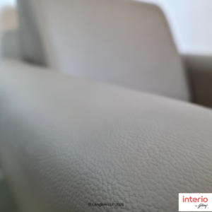 Godrej Interio Legend 1 Seater Sofa (Synthetic Leather, Cream) - Image 5