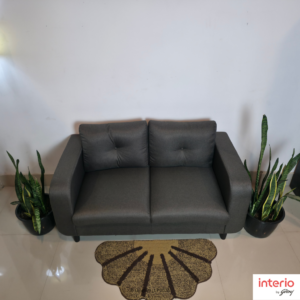 Godrej Interio Zompy Advance 2 Seater Fabric Sofa (Dark Brown) - Image 3