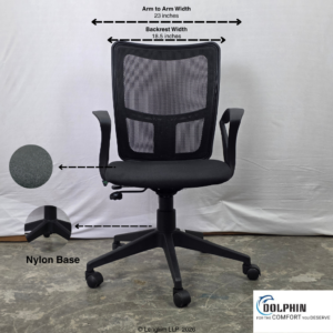 Dolphin DF 204 Mesh Office Chair - Image 5