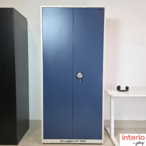 Godrej Interio Storwel Aura 2 Door 4 Shelves Steel Almirah (Denim Blue)