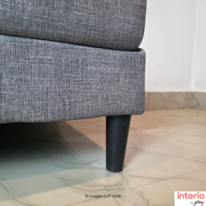Godrej Interio Highrolla Modular V2 2 Seater Sofa (Anthracite + Ash) - Image 2