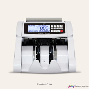 Godrej Count Matic Fake Note Detection and Currency Counting Machine