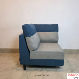 Godrej Interio Highrolla Modular Sofa V2 Corner (Blue + Ash)